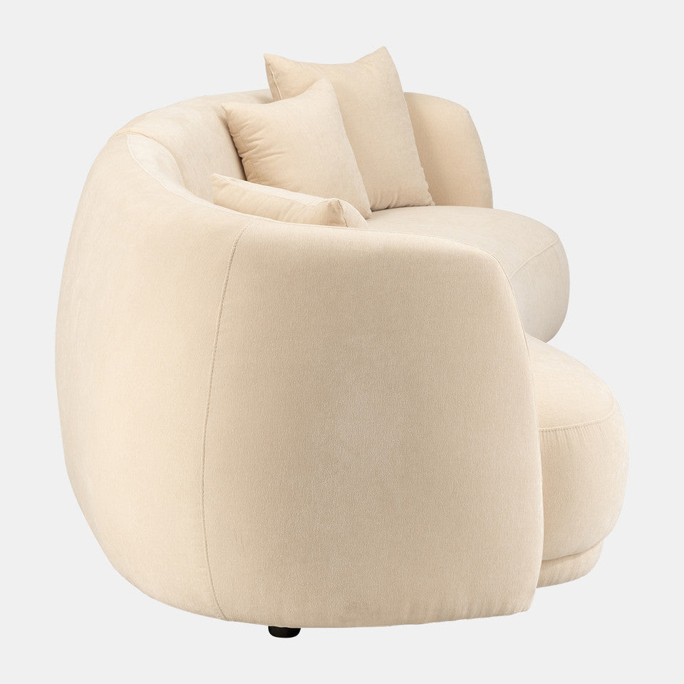 2 Piece Curved Sofa