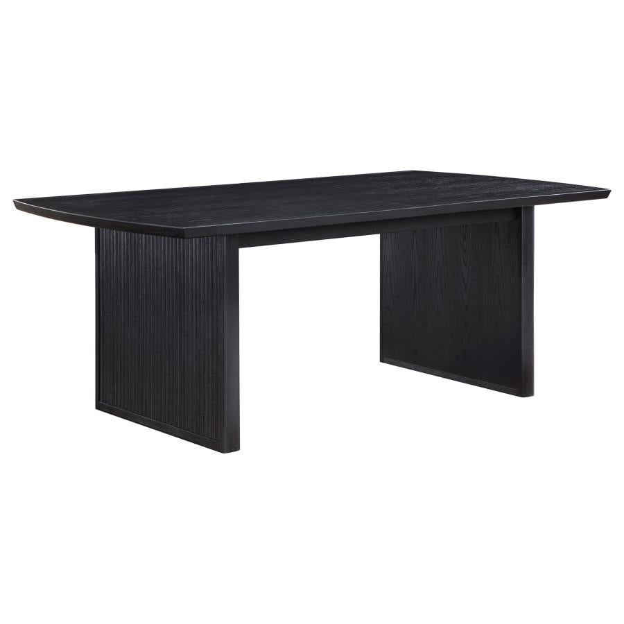 Randell 100-INCH EXTENSION LEAF Dining Table - Black