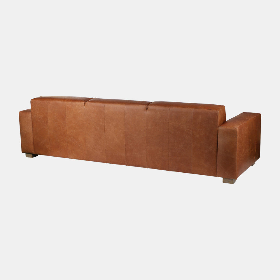 Tan Leather Sofa