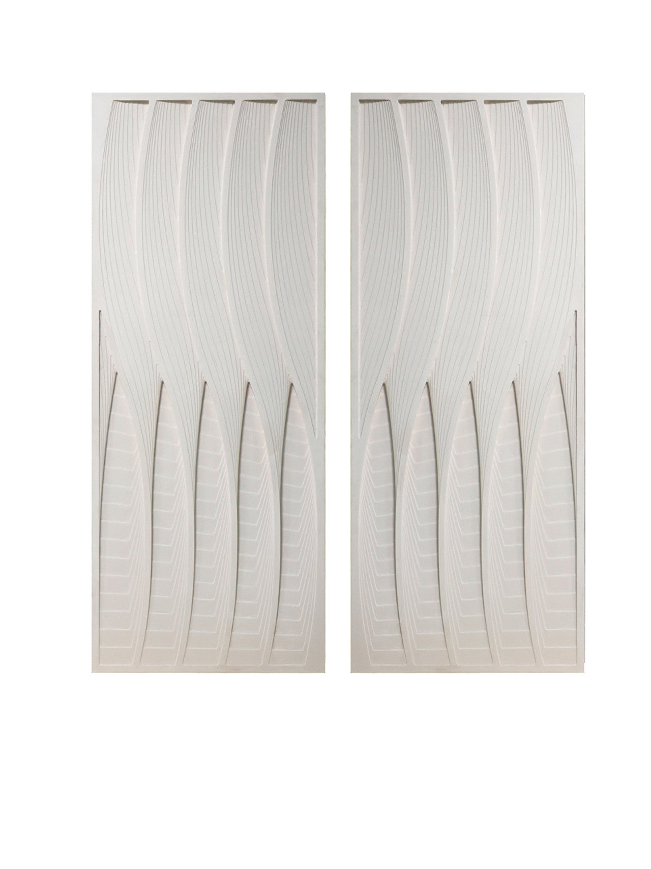 Set of 2 Orbitz Dimensional Plaster Wall Art