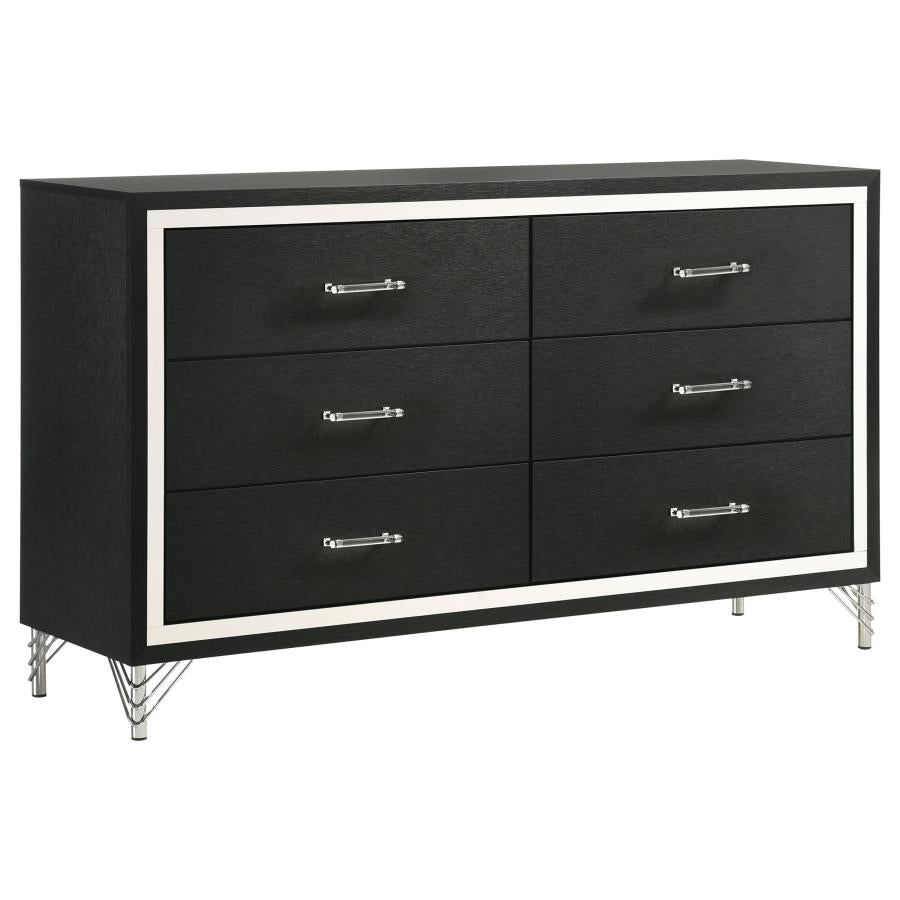 Licelle Black& Silver Dresser