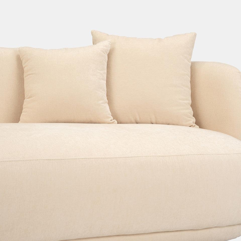 2 Piece Curved Sofa