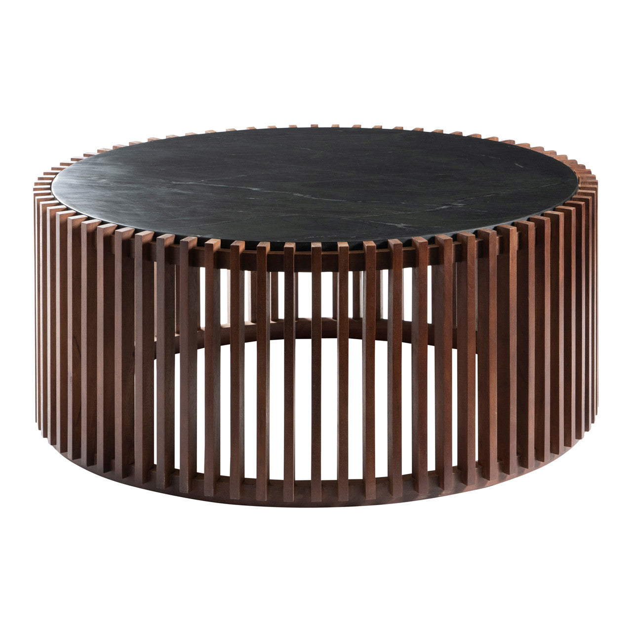 Wimberly Slatted Acacia Wood Cocktail Table