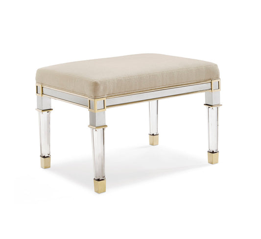 Caracole Silver & Gold Bench