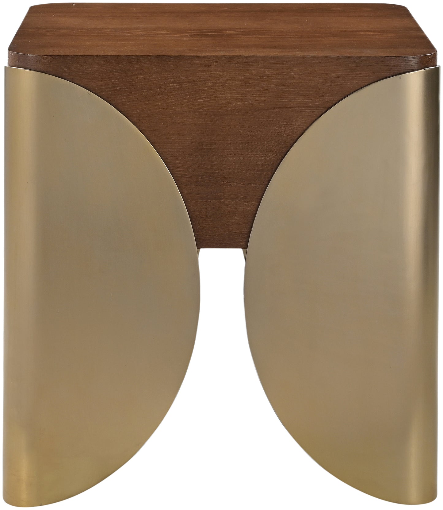 Oak wood & Metal End table