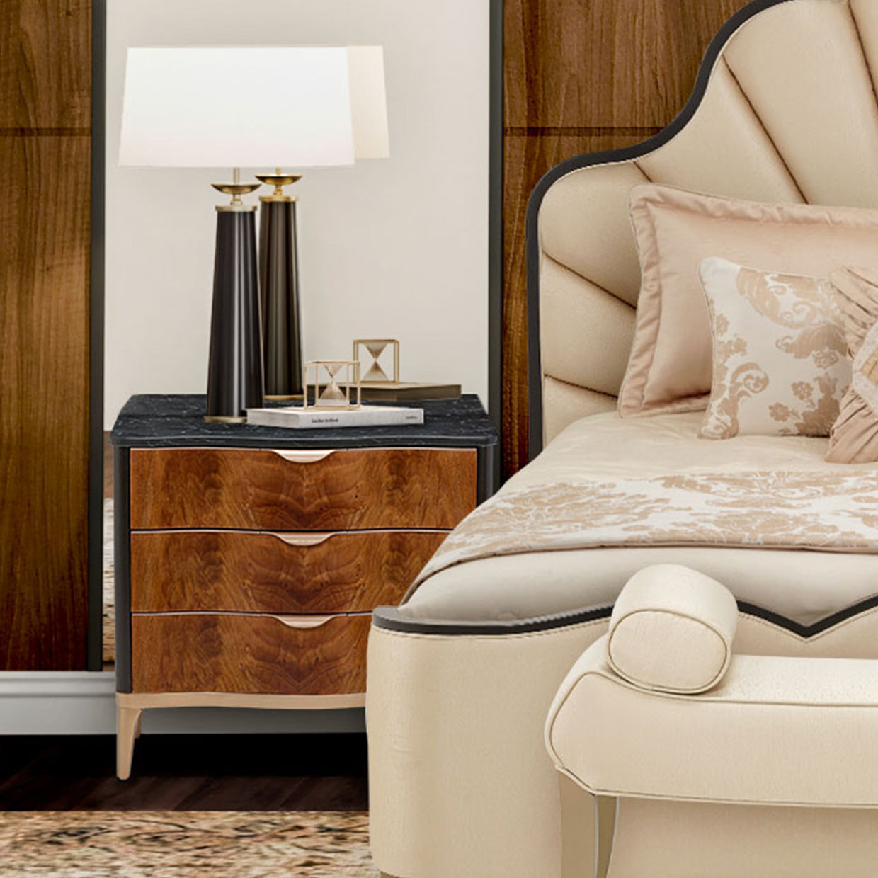 Malibu Crest Mahogany Nightstand