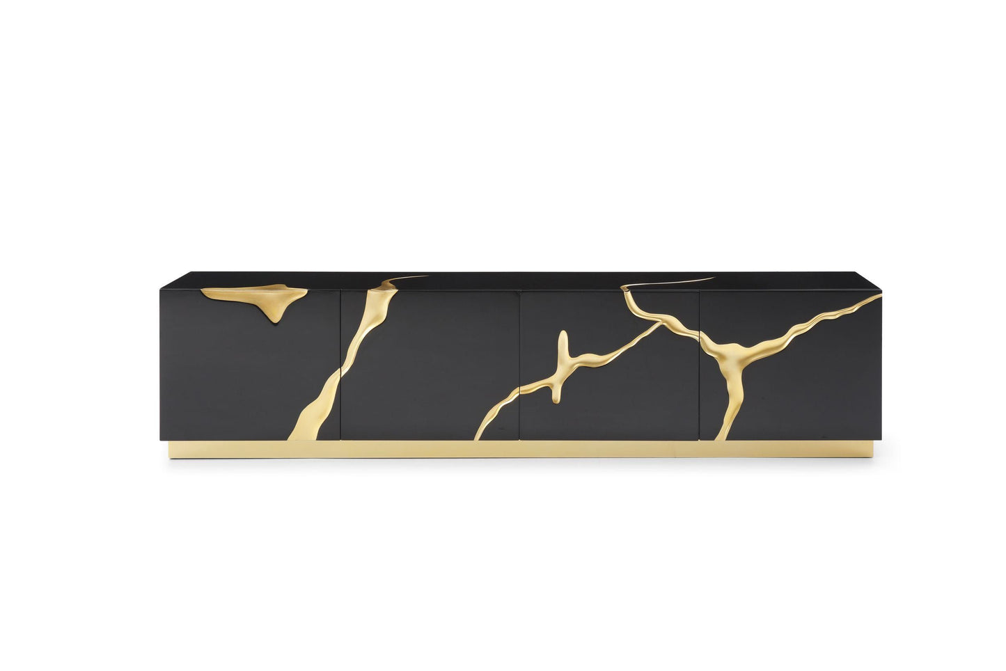 Black & Gold TV Stand