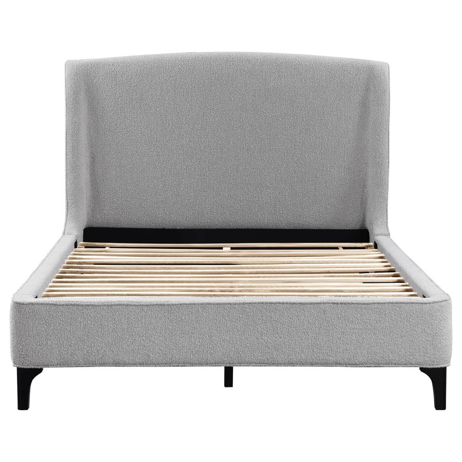 Manley Wingback Upholstered Bed