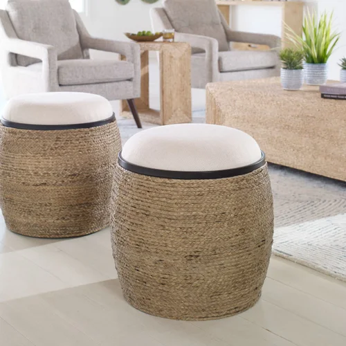 Island Ottoman, Small Round