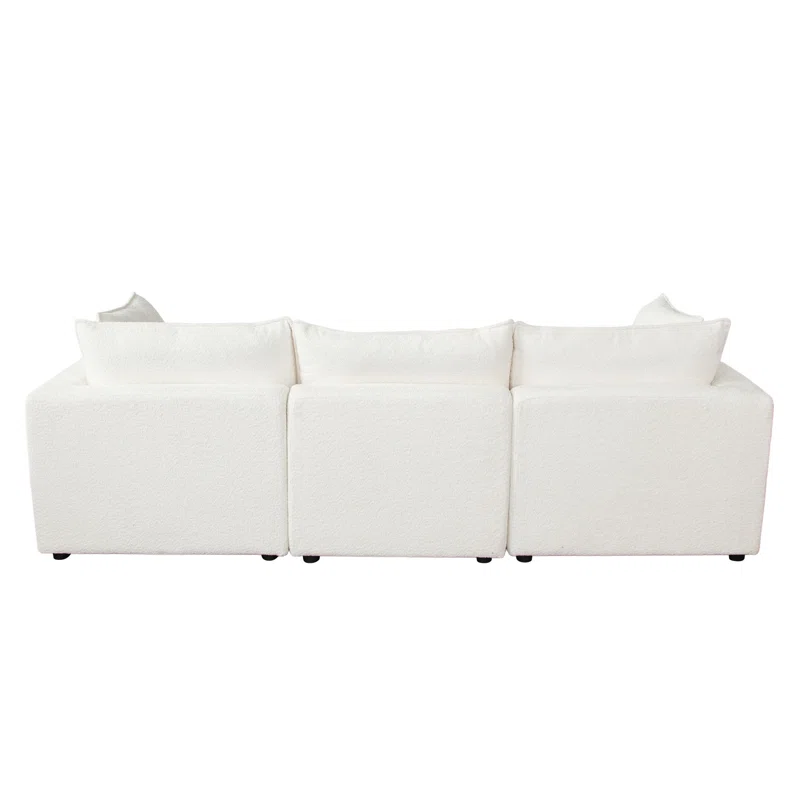 Janice 4 Piece Upholstered Sectional