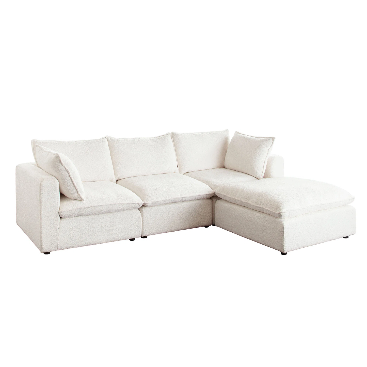 Janice 4 Piece Upholstered Sectional