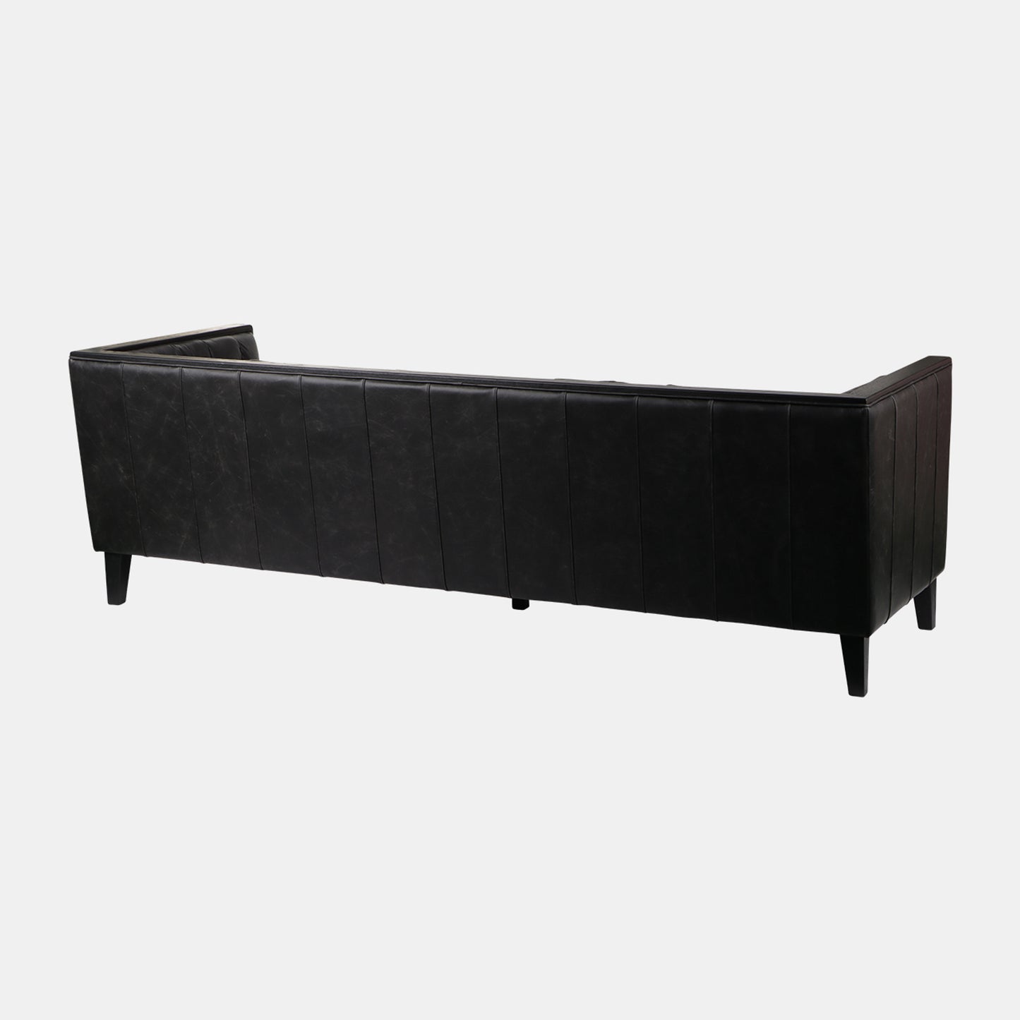 Black Leather Sofa