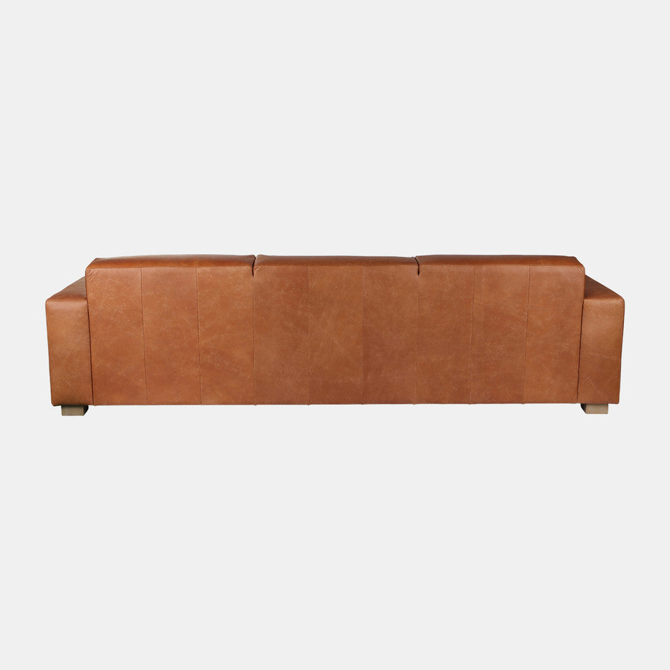 Tan Leather Sofa