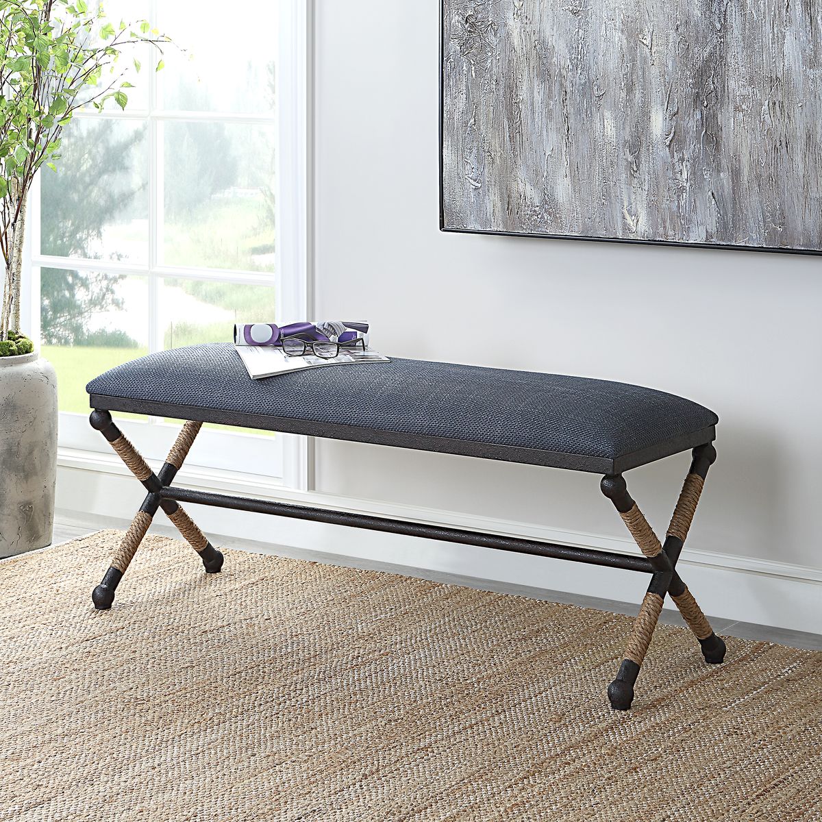 Firth Bench, Navy Large