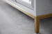 Carrera Marble Top Media Sideboard Dove Gray