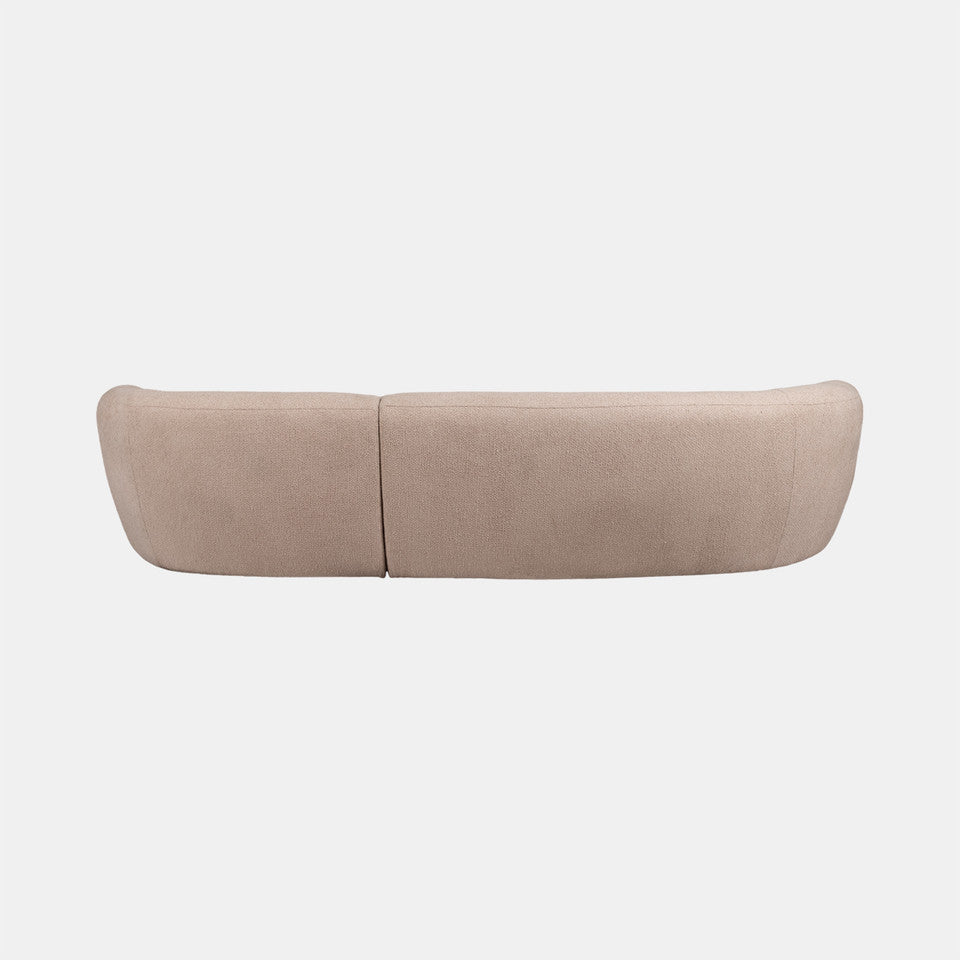 2 Piece Blush Pink Chaise / Sofa Set