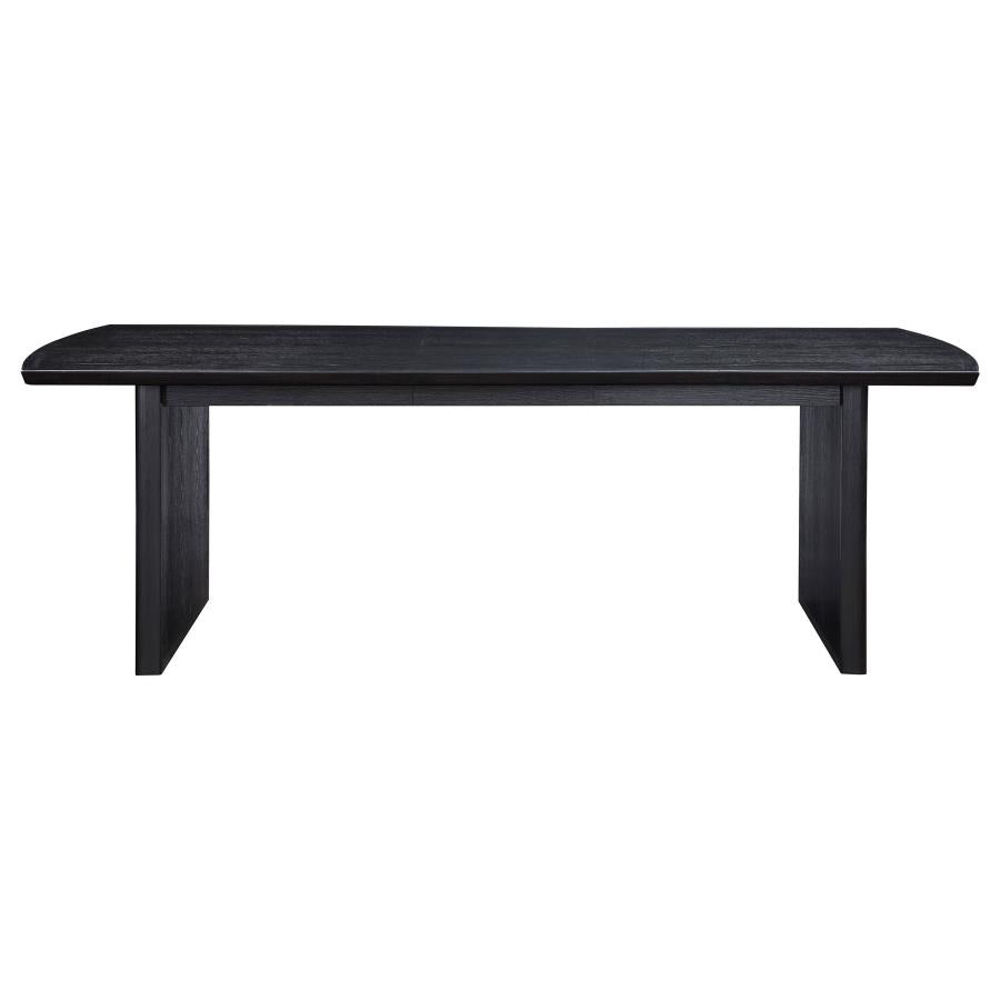 Randell 100-INCH EXTENSION LEAF Dining Table - Black