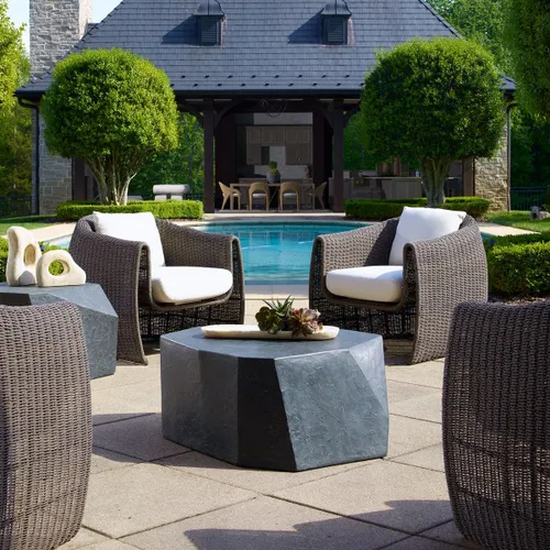 Outdoor/Indoor Coffee Table, Slate