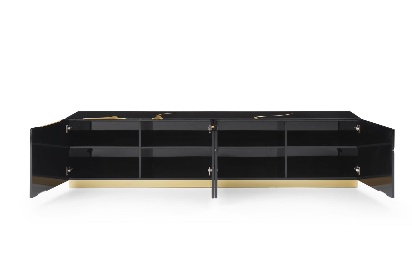 Black & Gold TV Stand