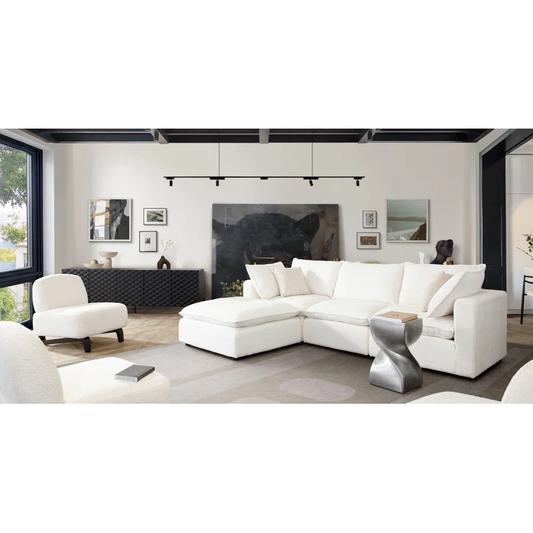 Janice 4 Piece Upholstered Sectional