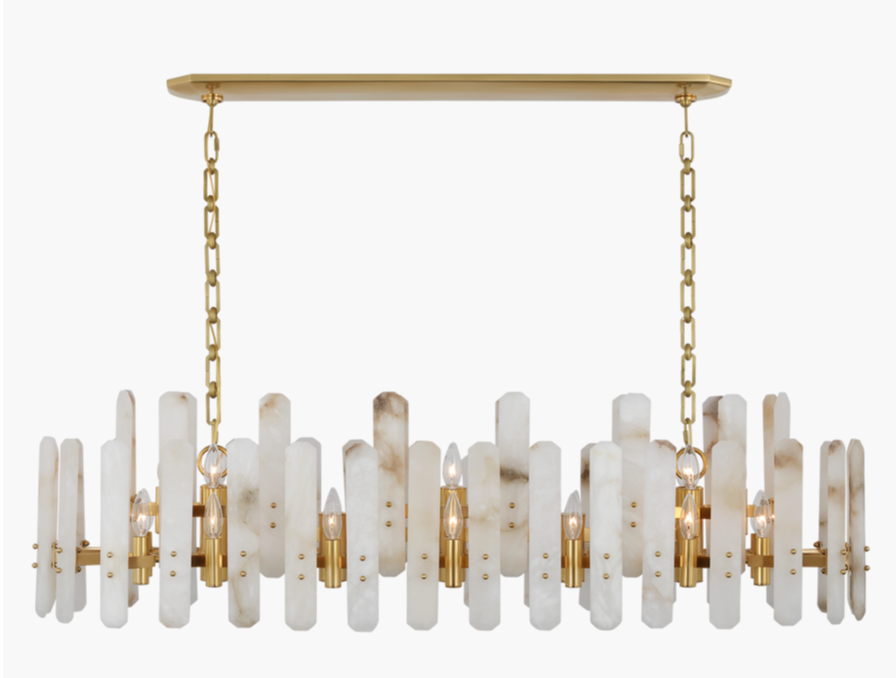 Bonnet Large Linear Chandelier