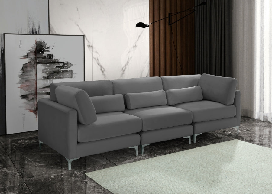 Jane Velvet Sofa 108"