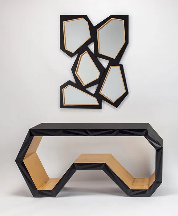 Black & Gold Mirror