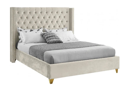 Baxter velvet queen bed