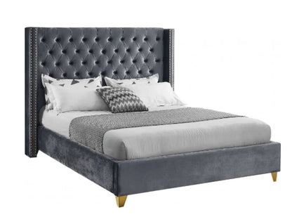 Baxter velvet king bed