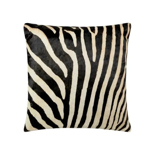 Dexter Zebra Hairon Hide Pillow