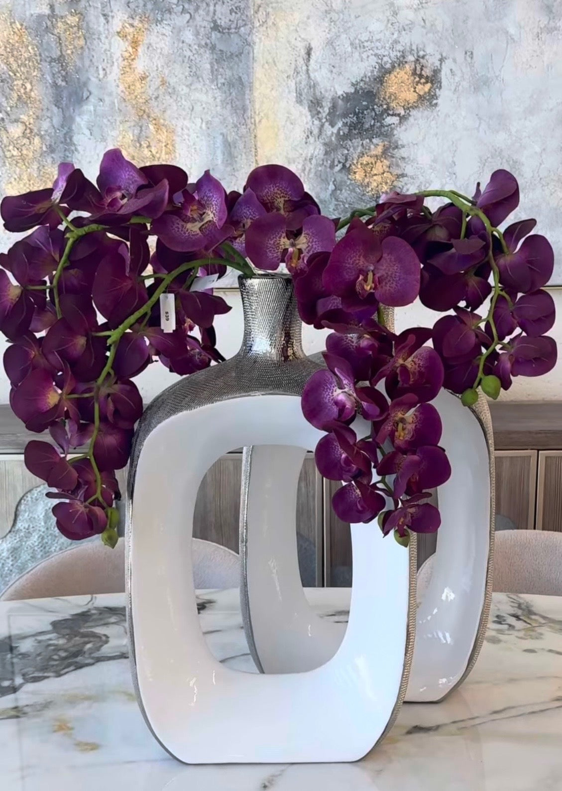 Riley Large Metallic Vase