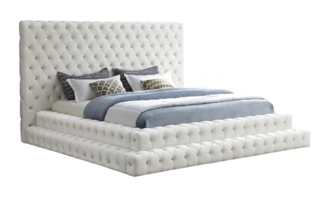 Regis king velvet bed