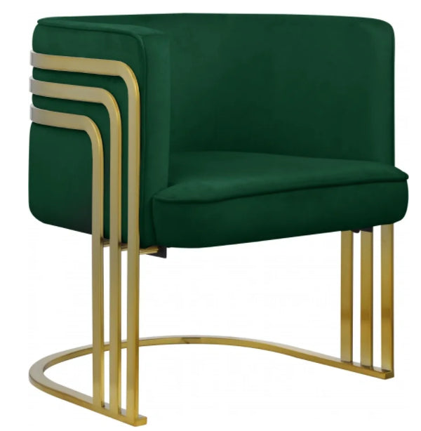 Rene Velvet Accent Chair