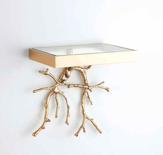 Twig Wall Bracket-Brass