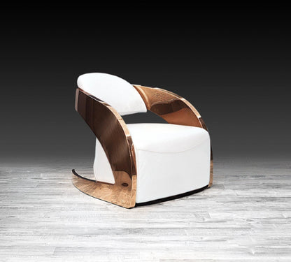 Betta Rose Gold Accent Chair