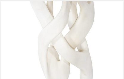 Cast Dancing Wall Sculpture, Passé, Faux Bleached