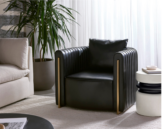 Alix Lounge Chair Black