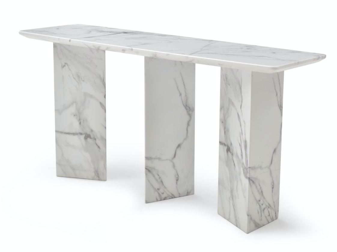Selva Calacatta Marble Console