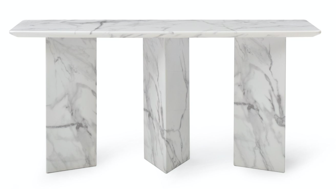 Selva Calacatta Marble Console