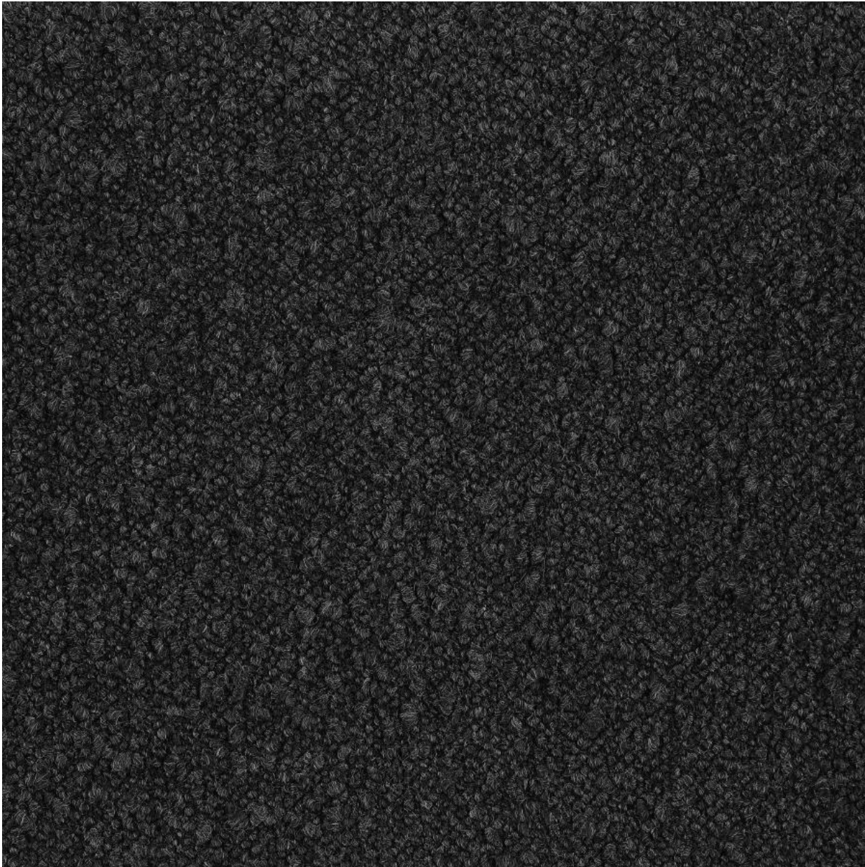 Black Boucle Upholstered Armless Chair