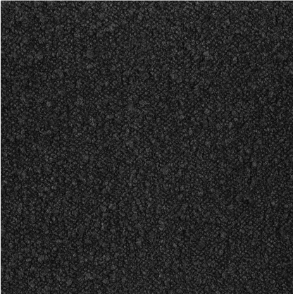 Black Boucle Upholstered Armless Chair