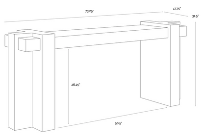 Marina Marble Console Table