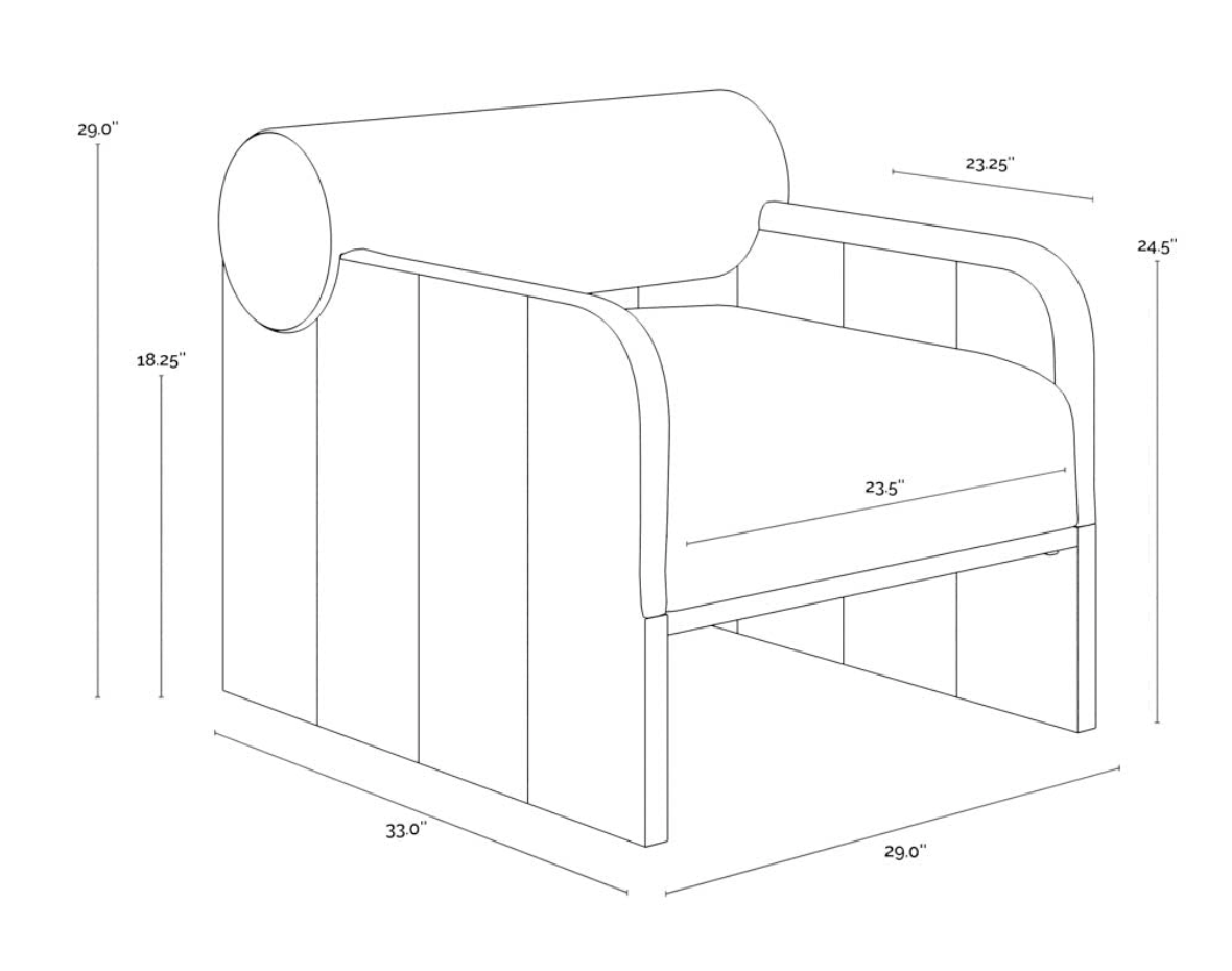 Eclipse Cream Lounge Chair