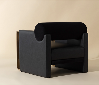 Abbington Black Lounge Chair