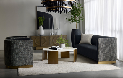 Fortina Black Armchair