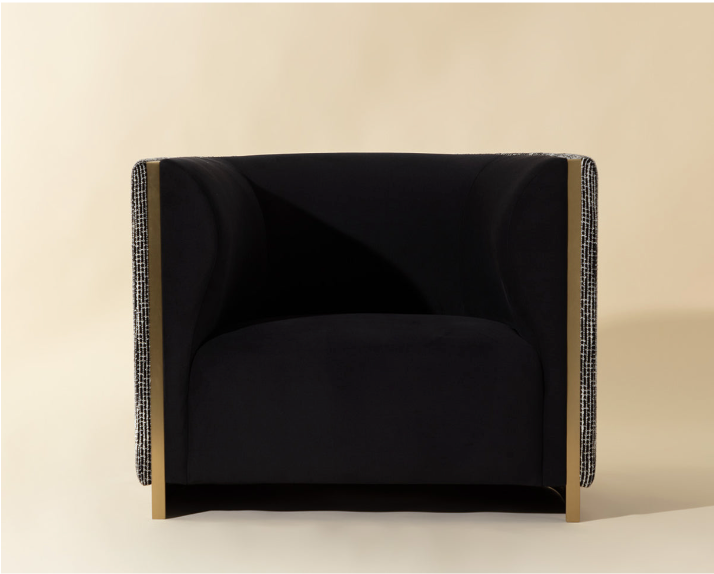 Fortina Black Armchair