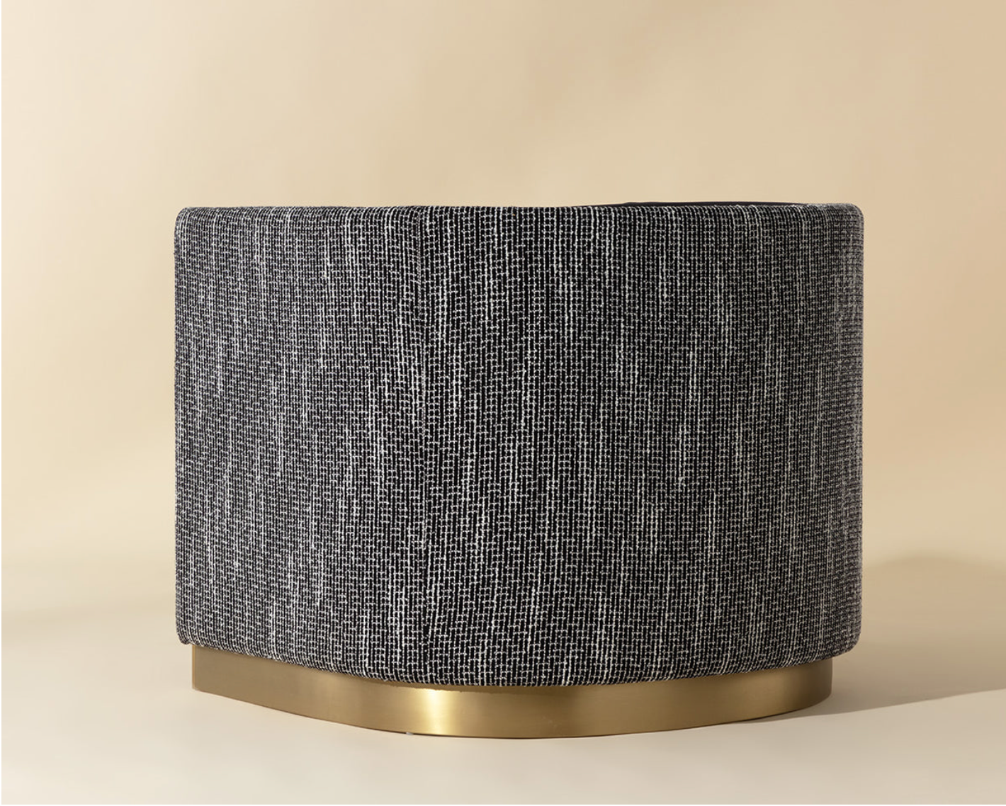 Fortina Black Armchair