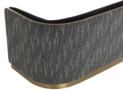 Fortina Black Sofa