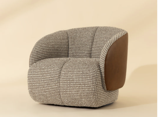 Minos Swivel Lounge Chair