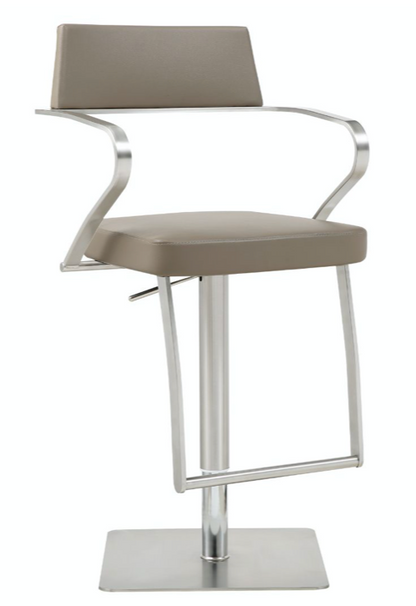 Shell Taupe Adjustable Stool Set of 2